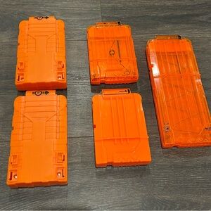 Nerf N-Strike Elite Magazines Ammo Clips Dart Rounds Lot Bundle of 5